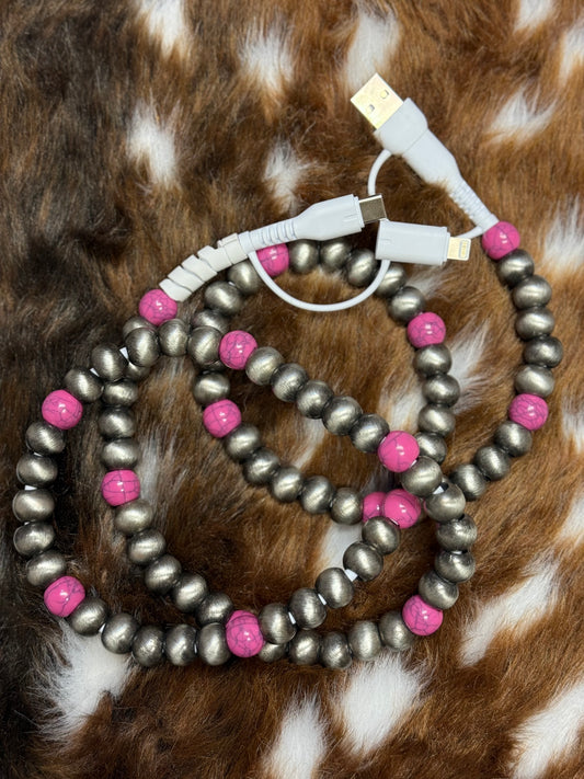 Pink Prairie Power Charger