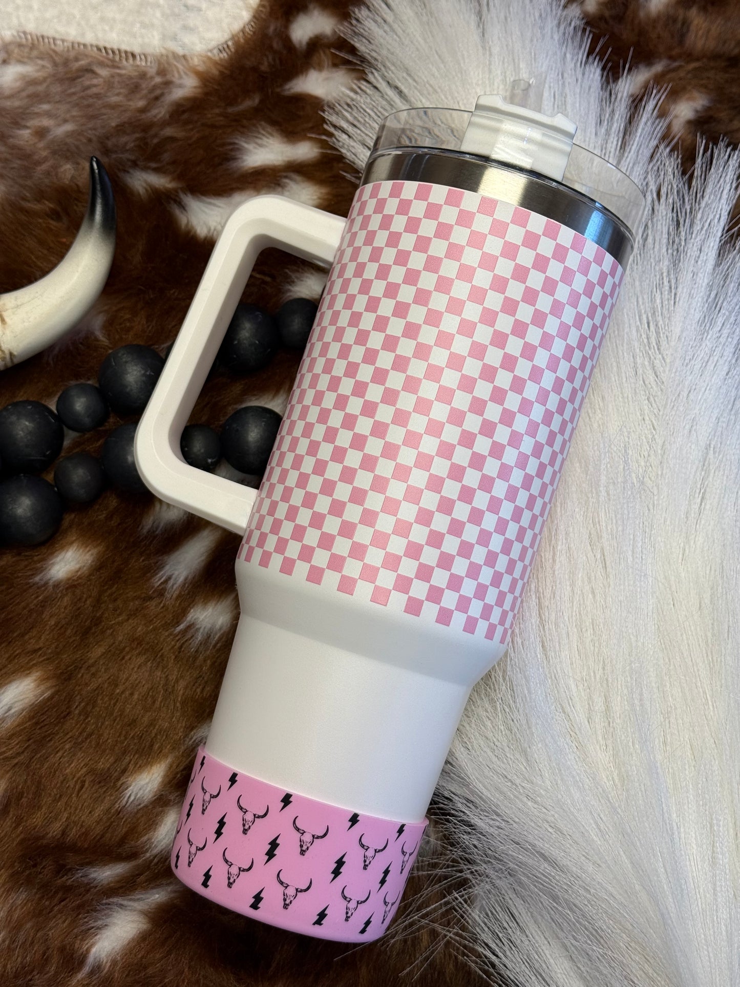Pink Prairie Tumbler Boot
