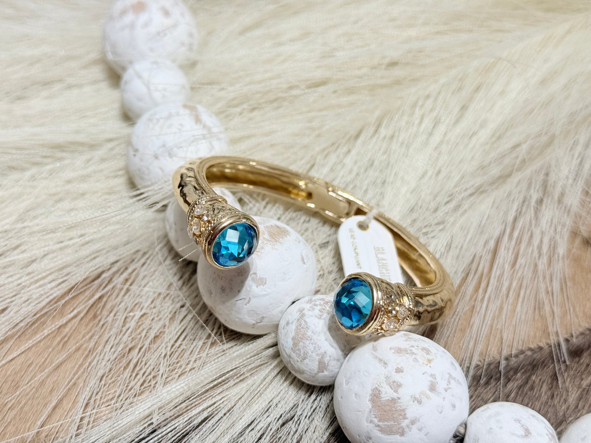 Blue Radiance Cuff Bracelet