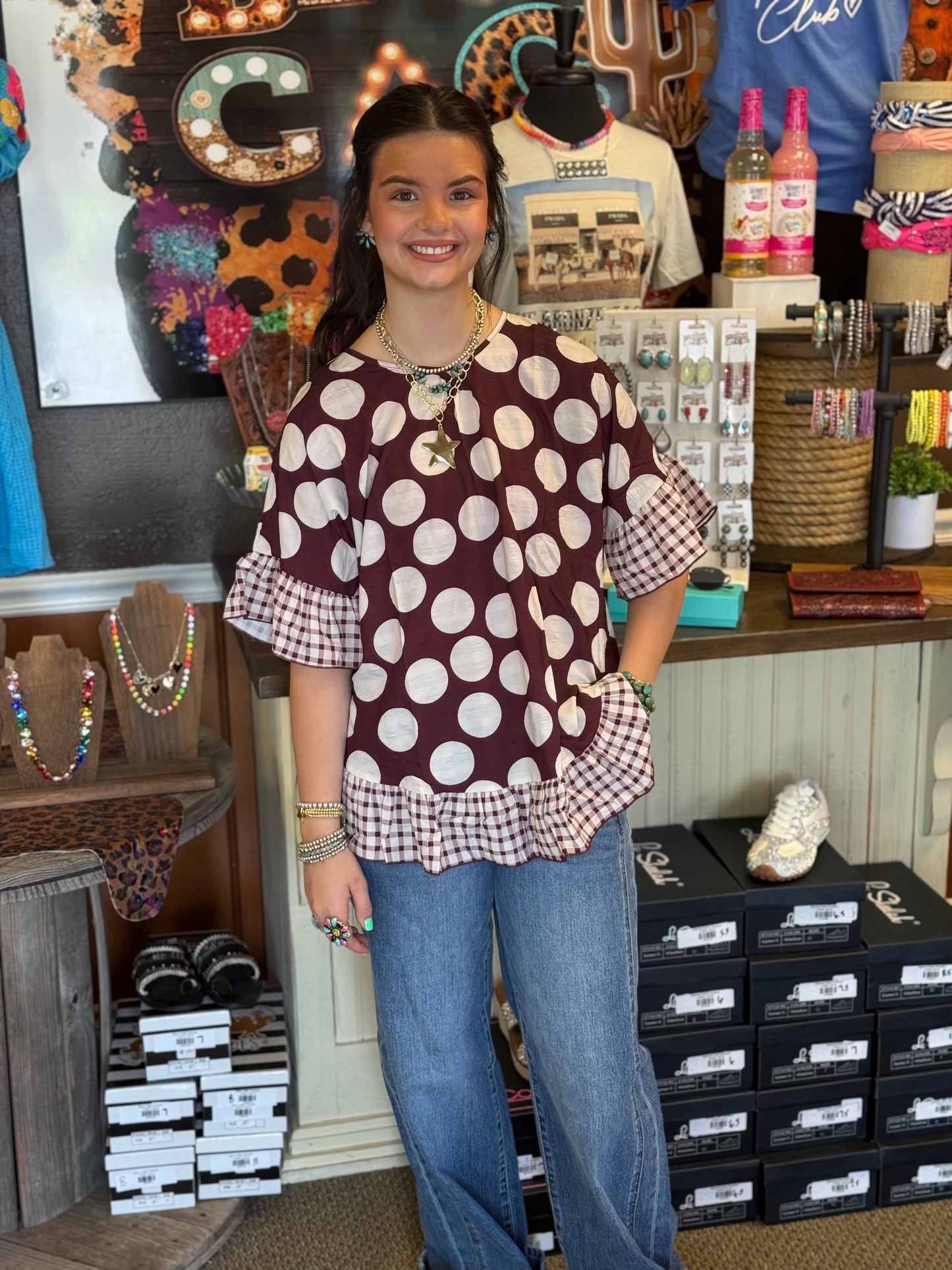 Spotted in Style Blouse
