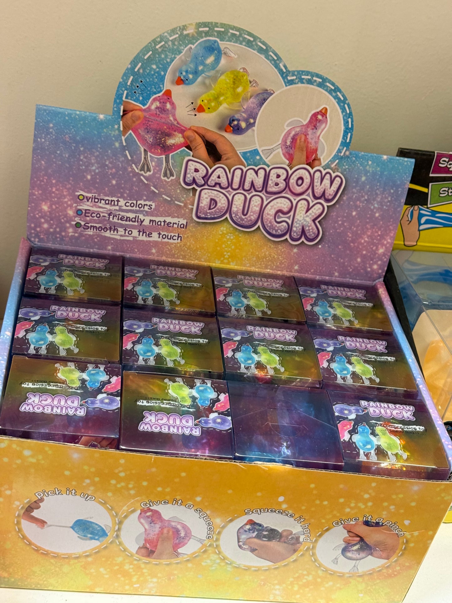 Rainbow Duck Squishy