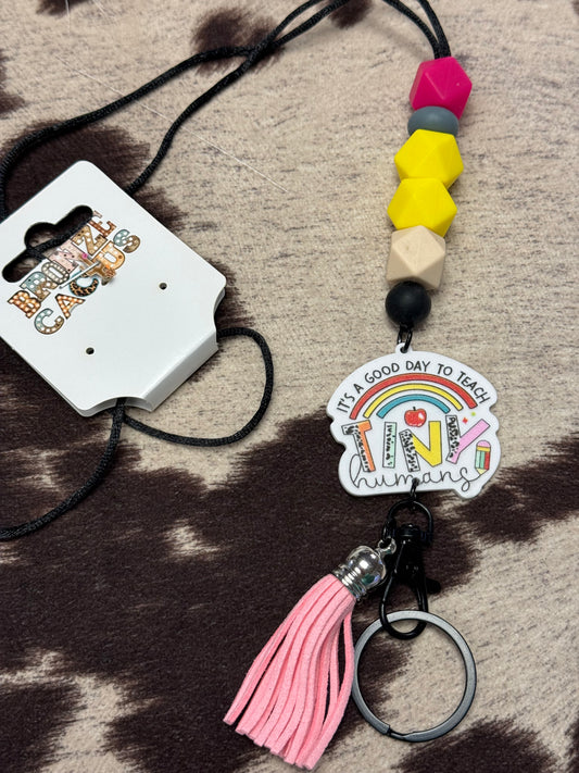 Teach Tiny Humans Lanyard