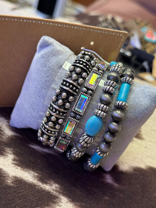 Turquoise Glow Bracelet Set