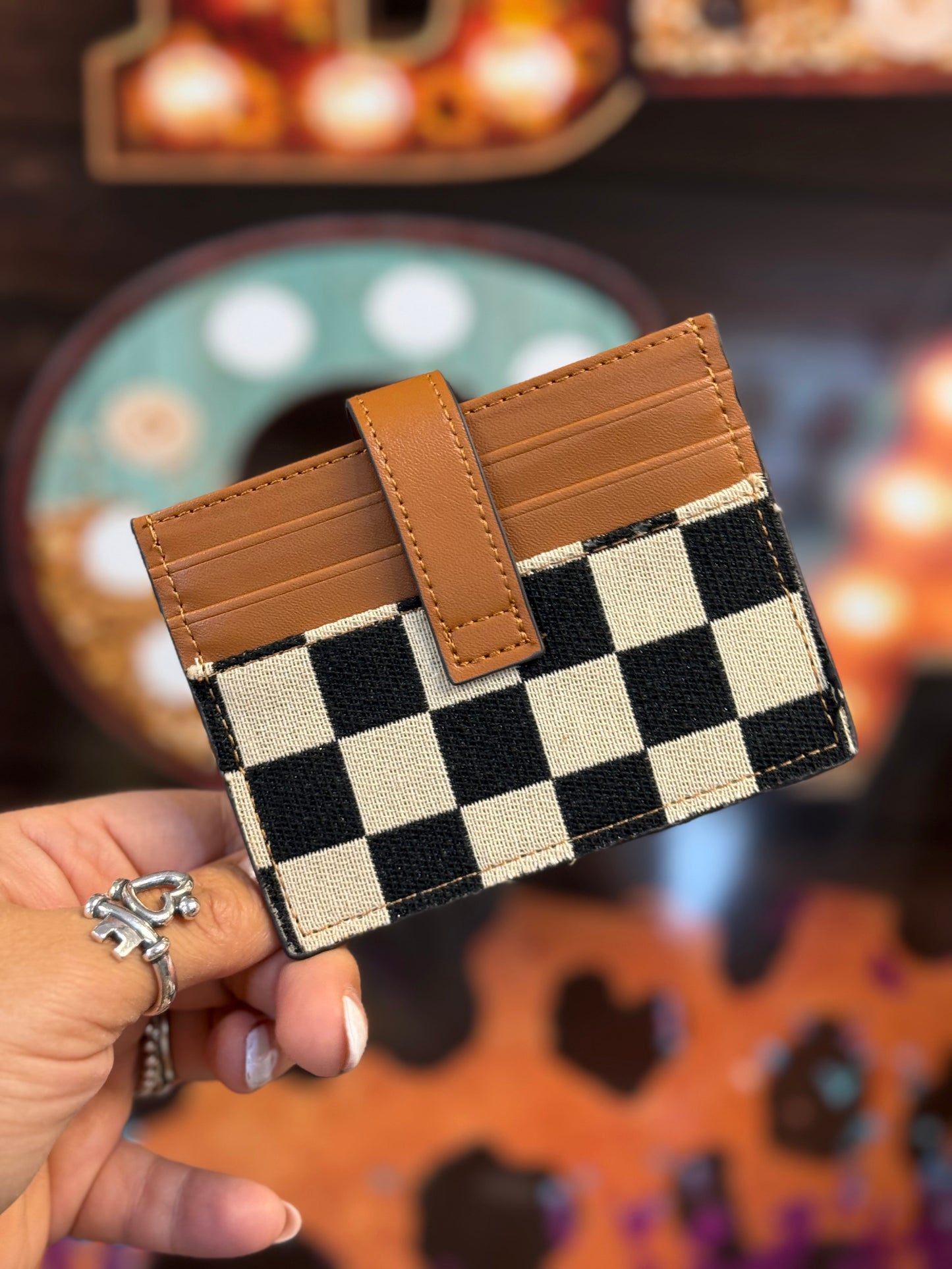 Checkmate Charm Card Holder