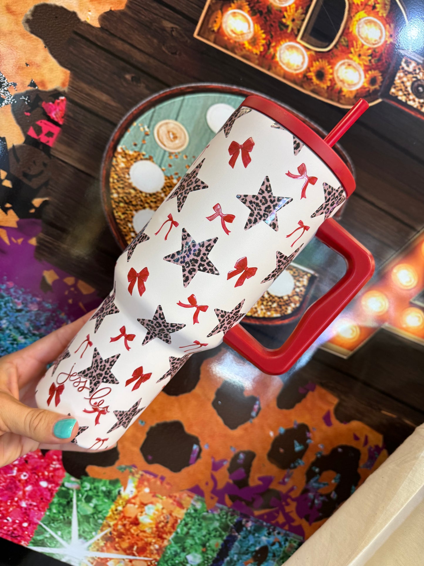Starstruck & Bows 40oz Tumbler