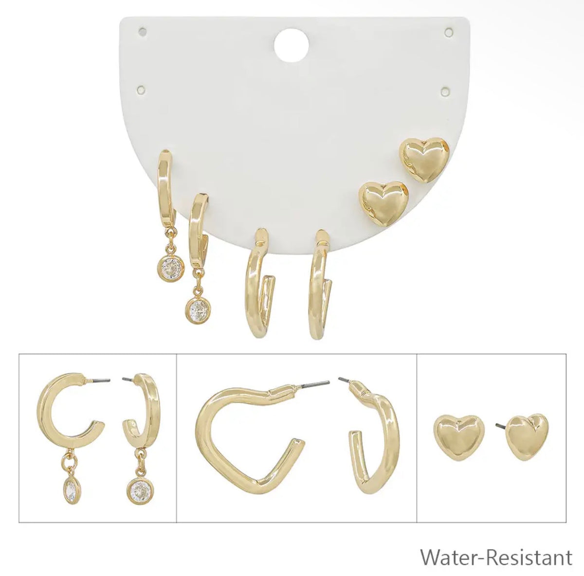Heart to Heart Earring Trio