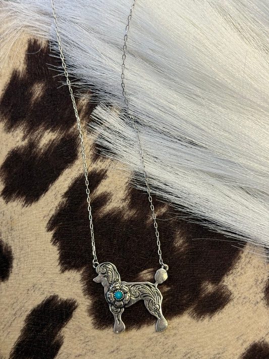 Posh Poodle Necklace