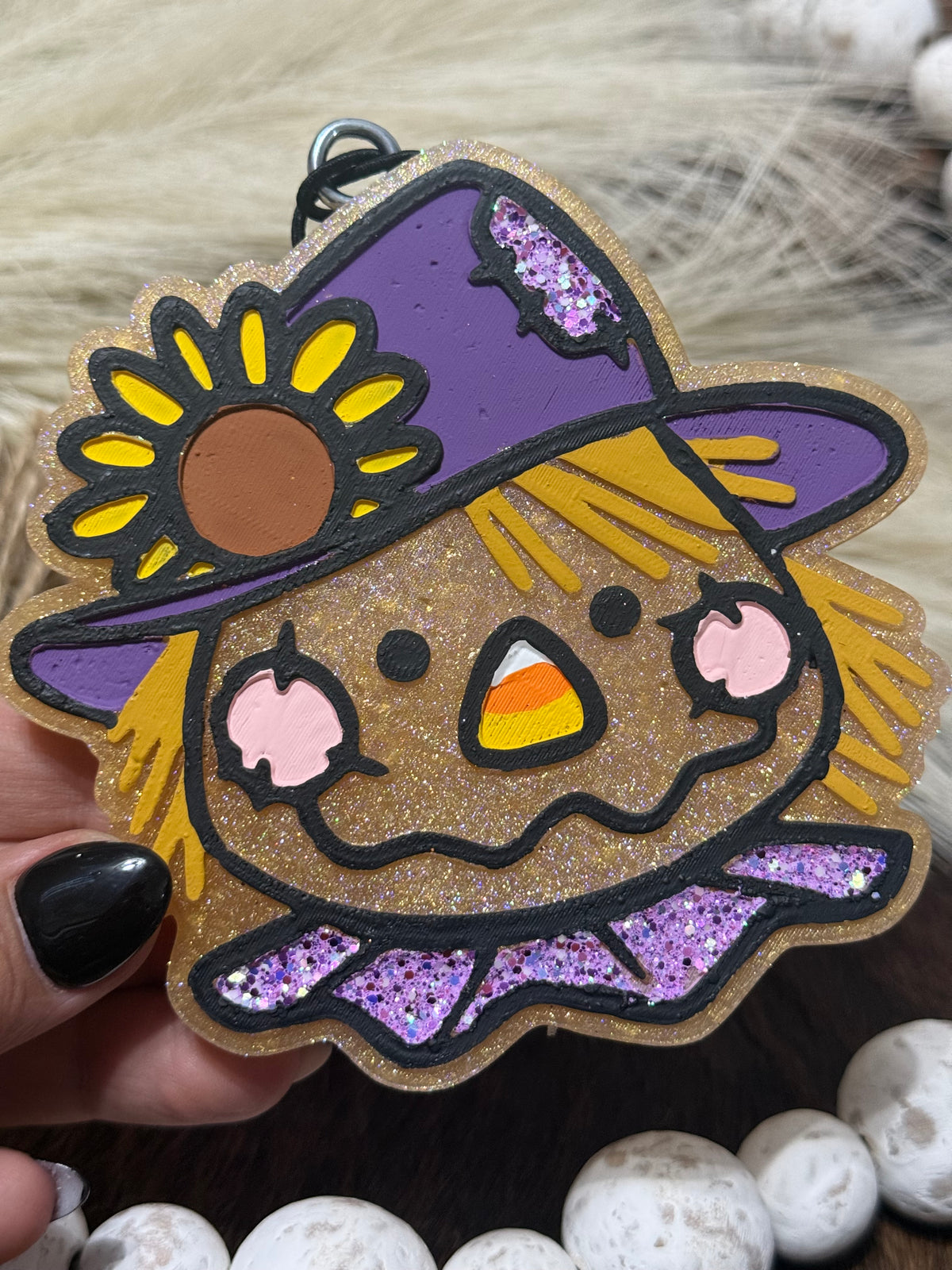 Purple Scarecrow Freshie