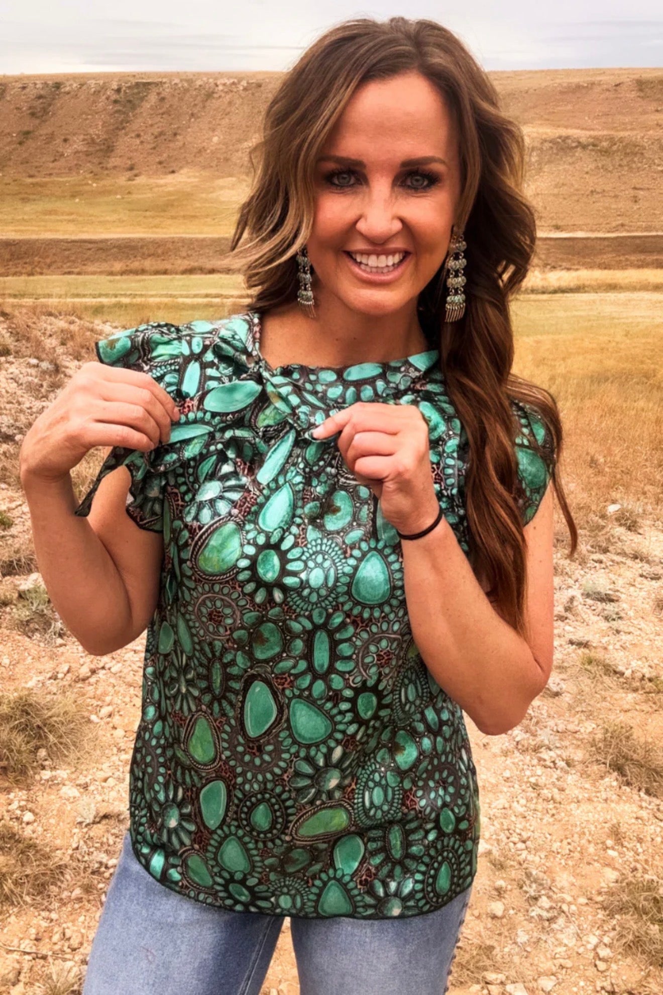 Turquoise Treasure Top