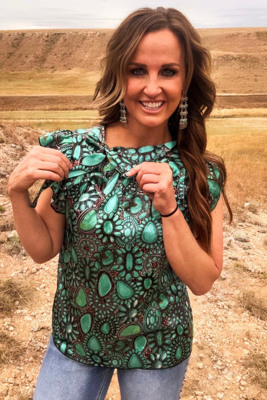 Turquoise Treasure Top