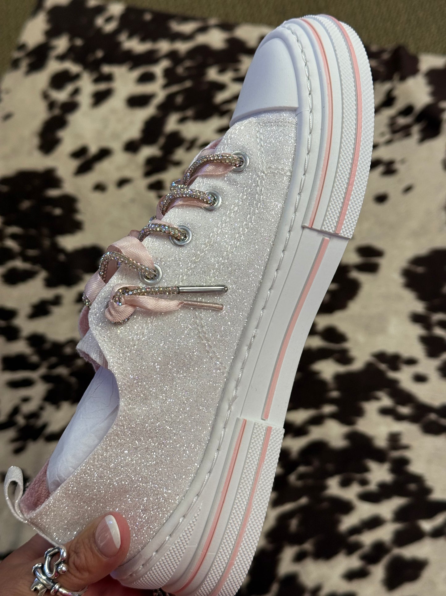 Pretty in Pink Sparkle Sneakers