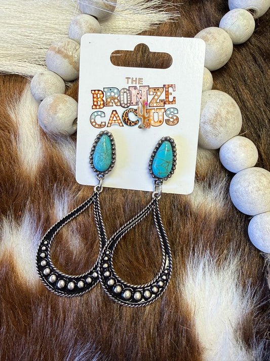 Turquoise Trails Earrings