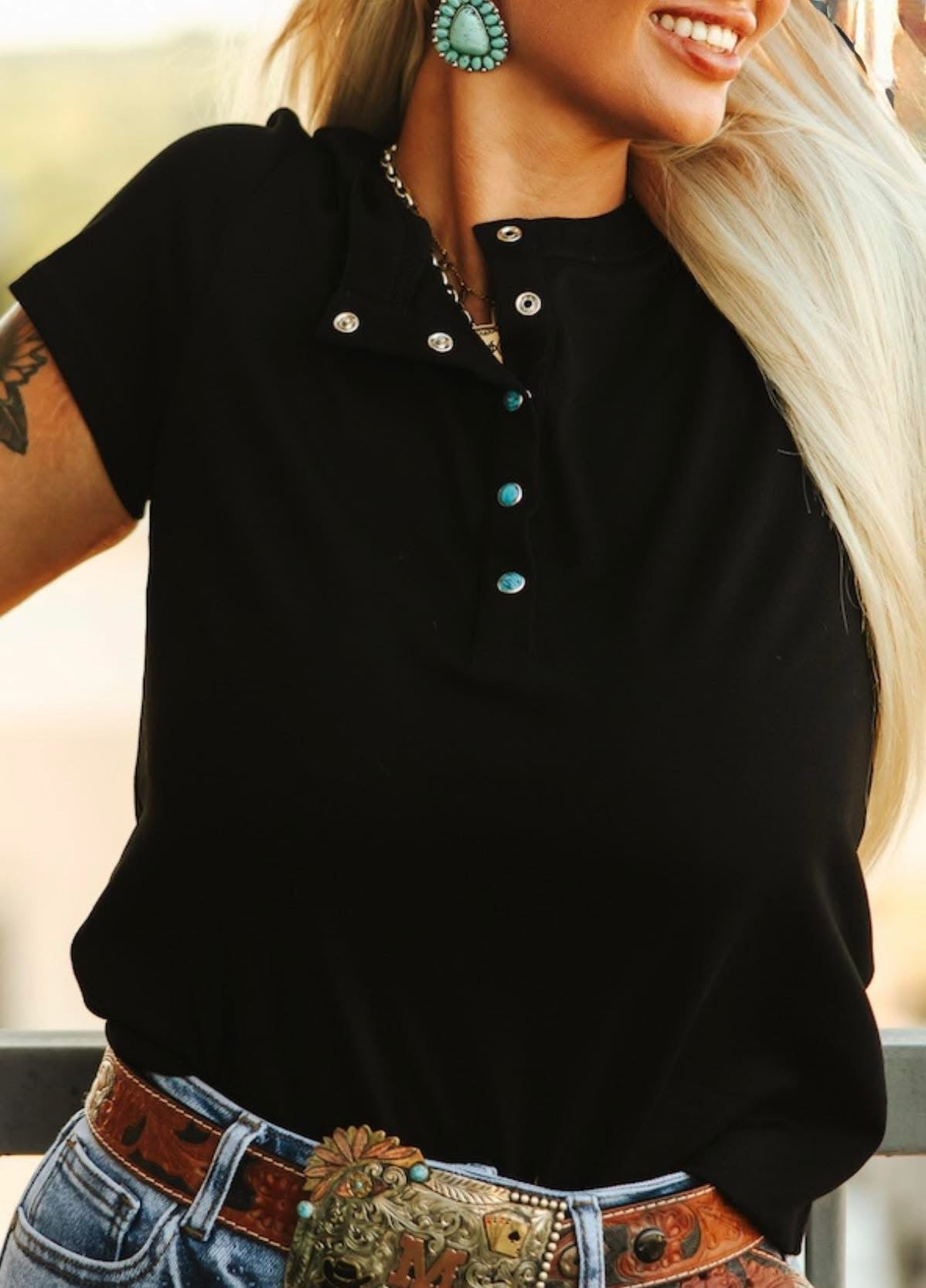 Black Canyon Snap Top
