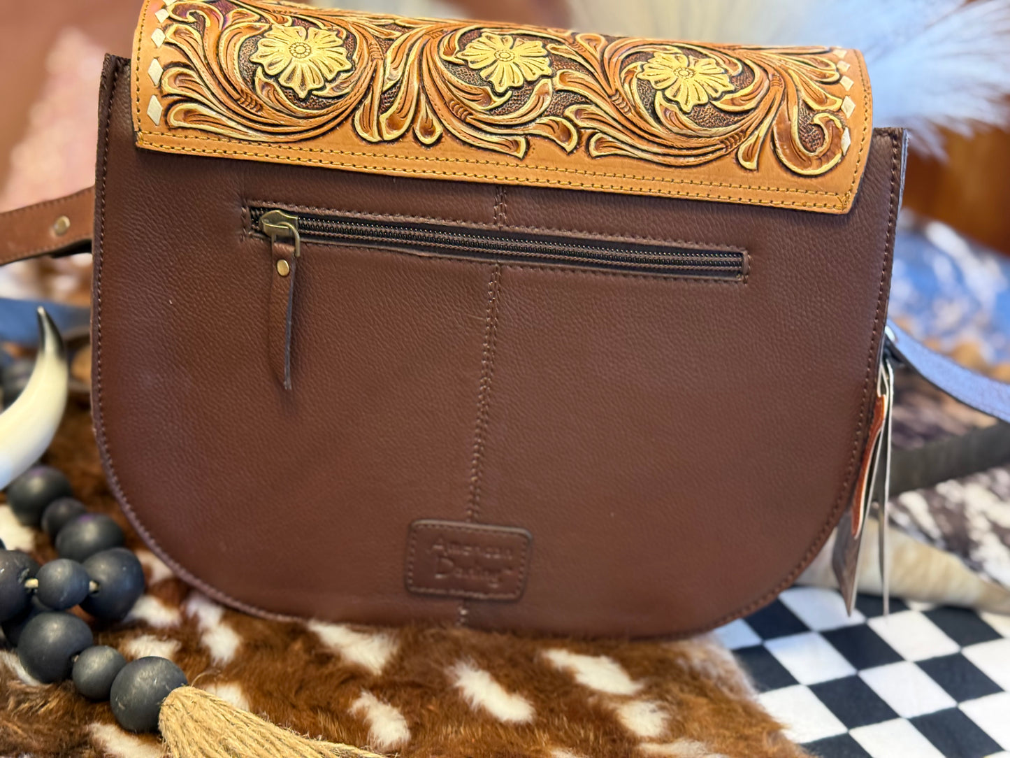 Prairie Bloom Saddle Bag