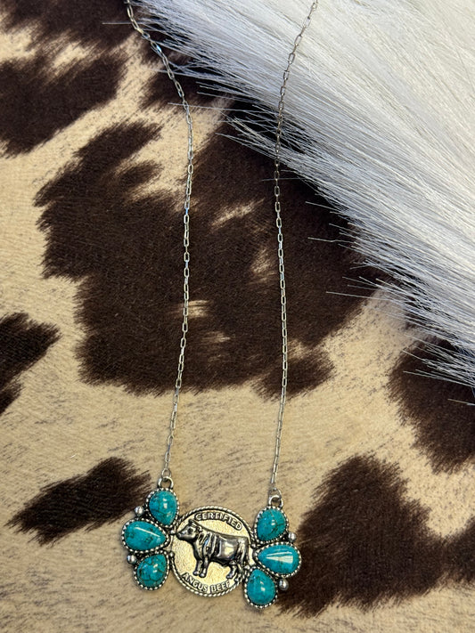 Blue Ribbon Ranch Necklace