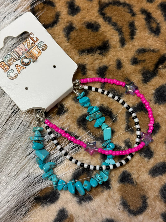 Neon Rodeo Bracelet Stack