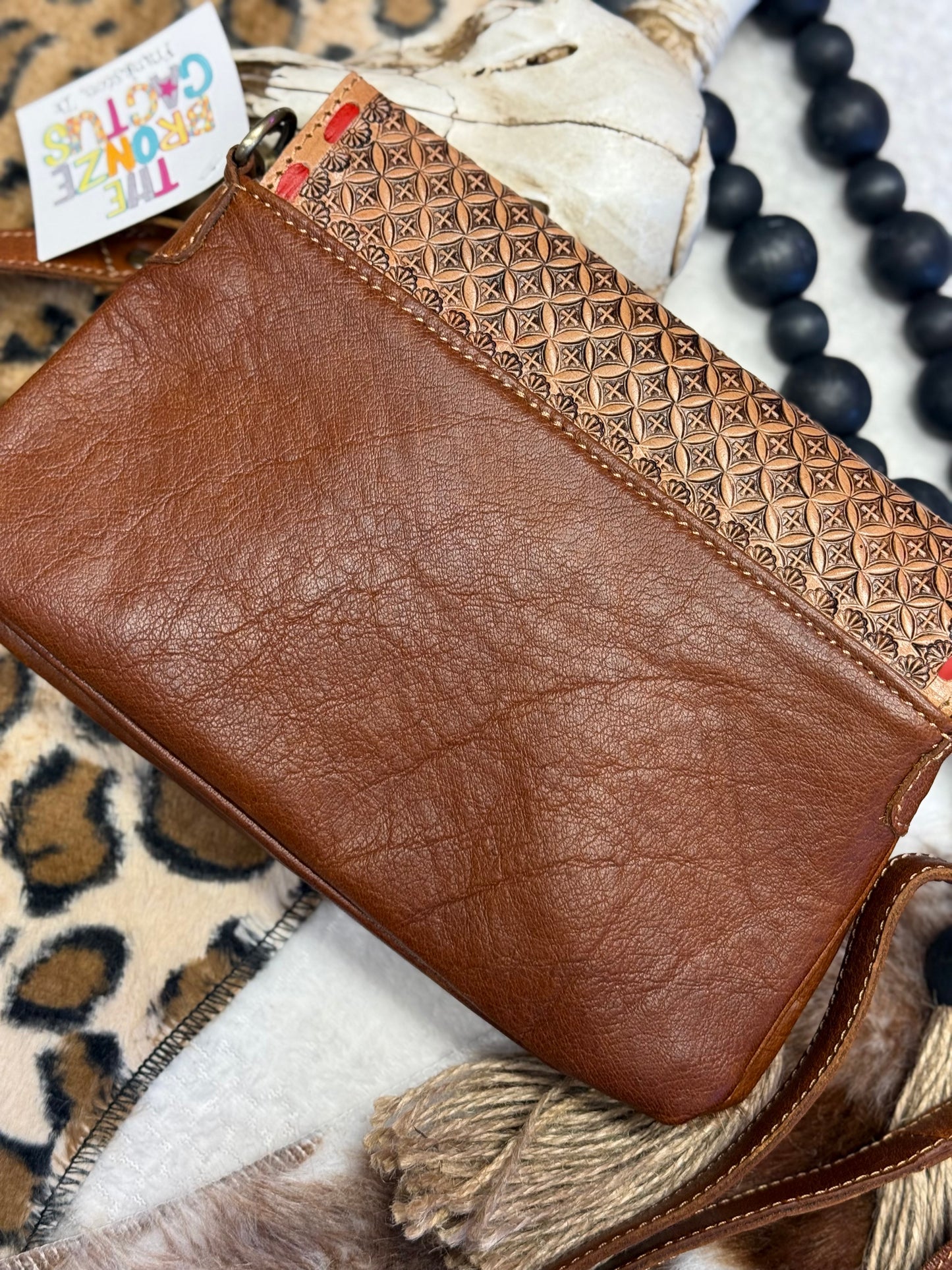 Cherry Check Charm Crossbody