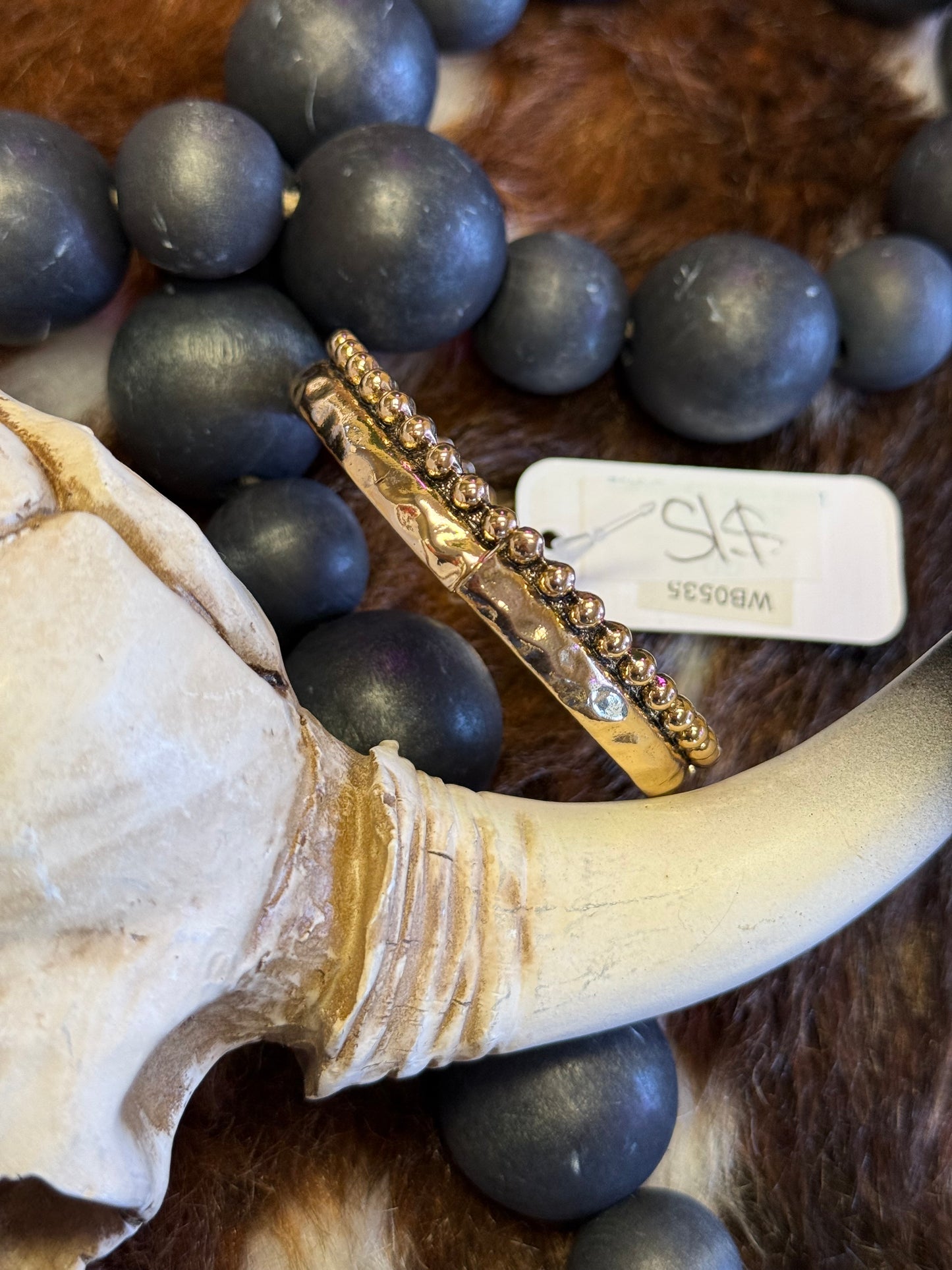Golden Gleam Stretch Bracelet