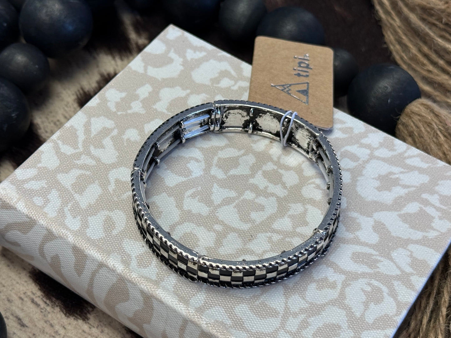 Checkered Chic Bracelet