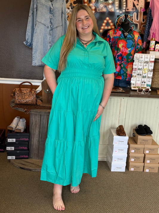 Emerald Escape Maxi Dress