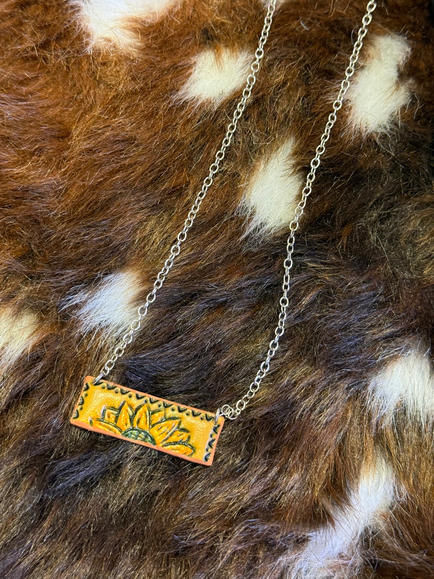 Golden Prairie Bloom Necklace