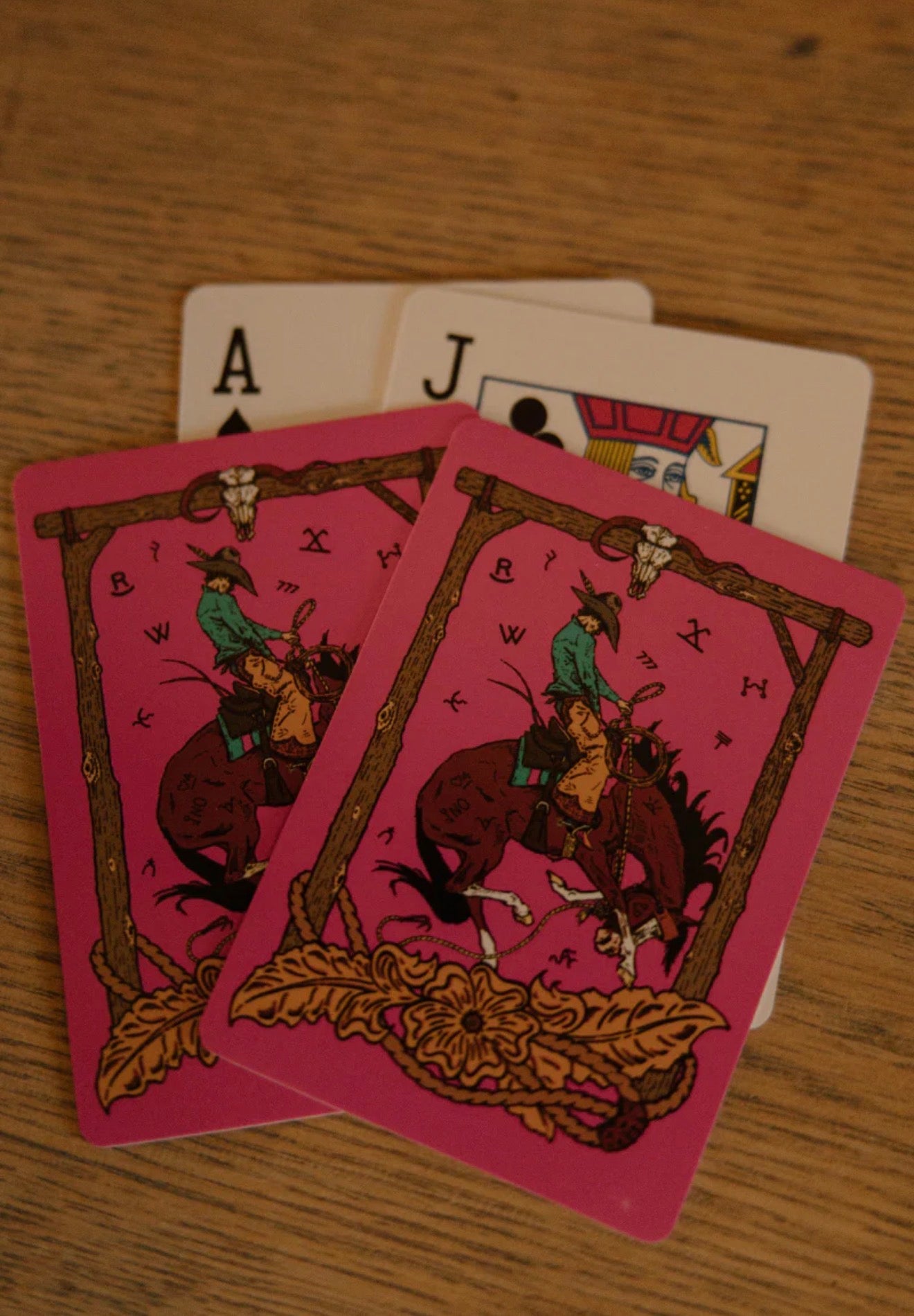 Pink Rodeo Playing Cards