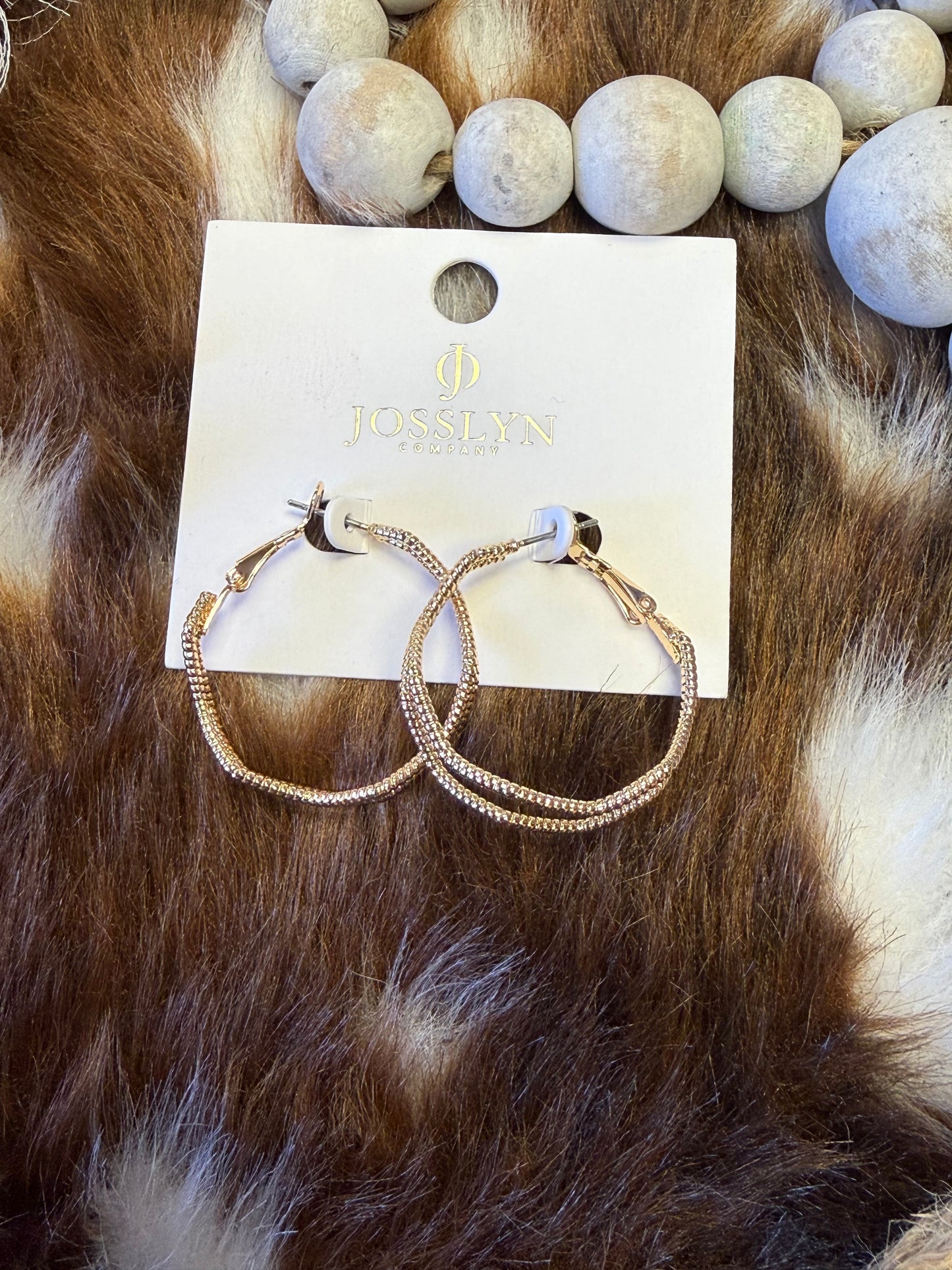 Champagne Glow Hoops