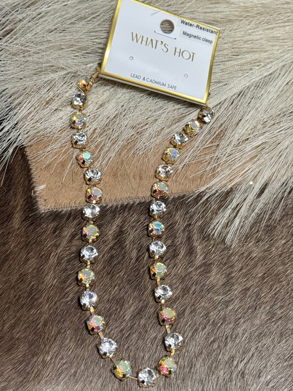 Champagne Glow Neckace