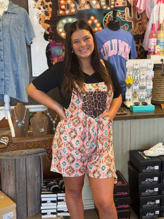 Pink Prairie Patch Romper