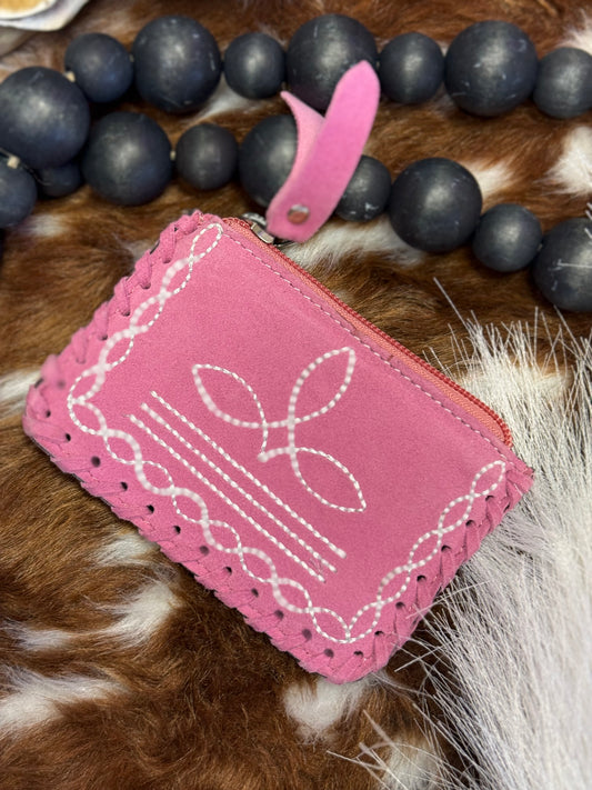 Bubblegum Cowgirl Coin Pouch