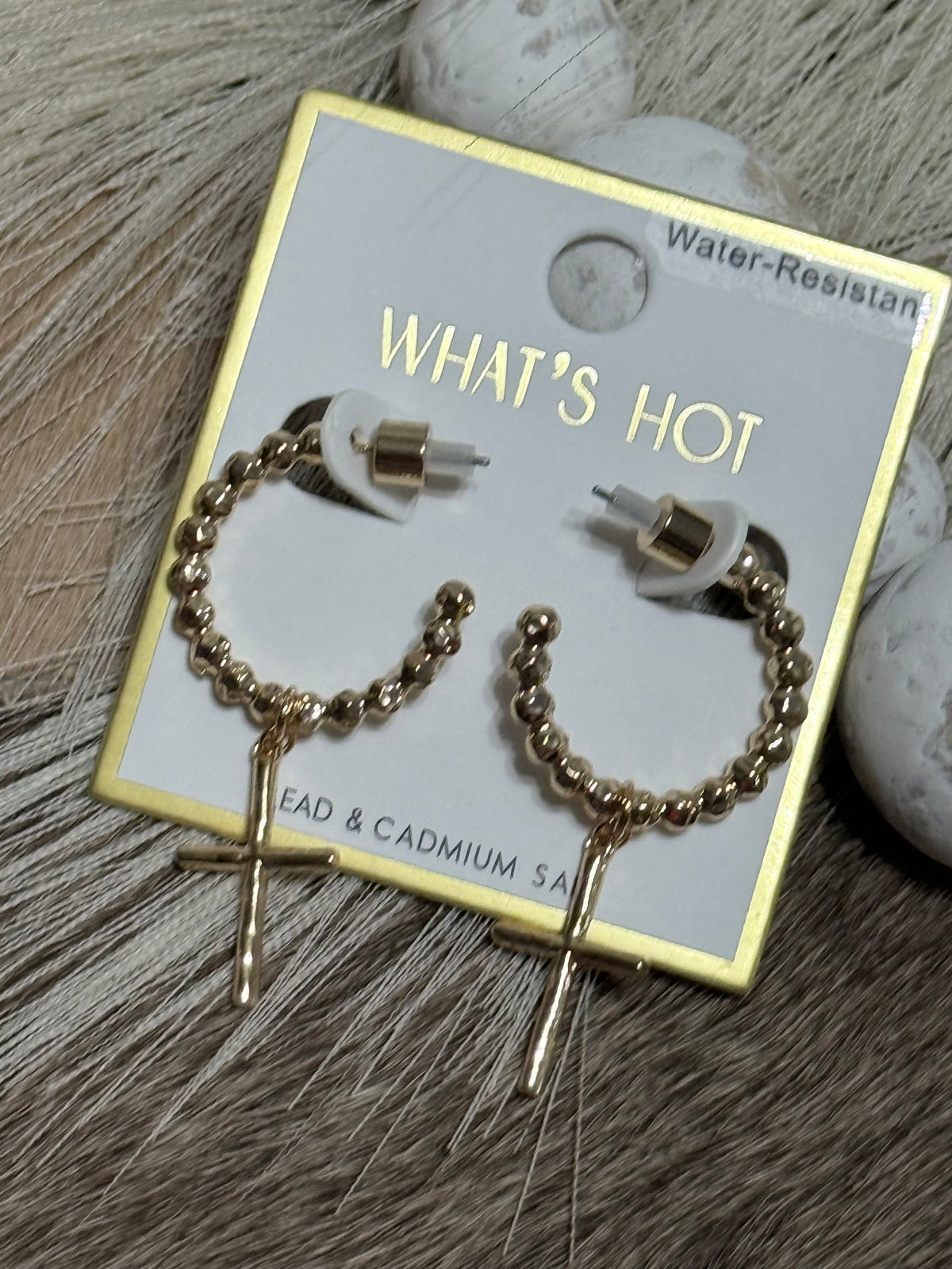 Faith in Gold Earrings