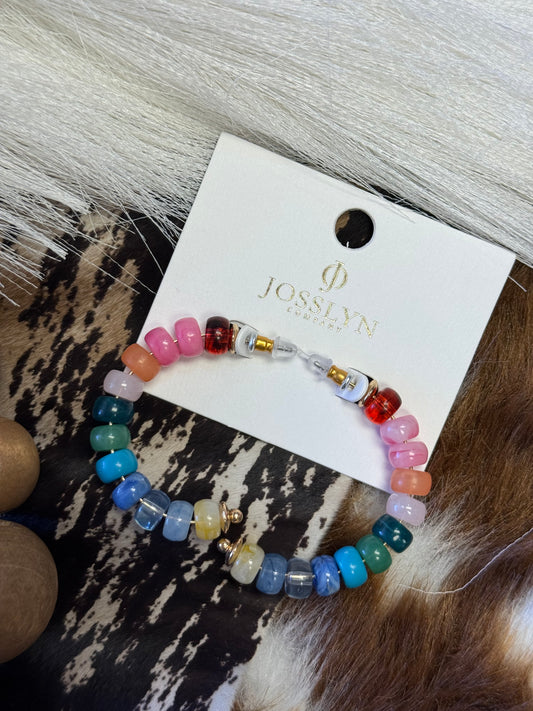 Rainbow Charm Earrings