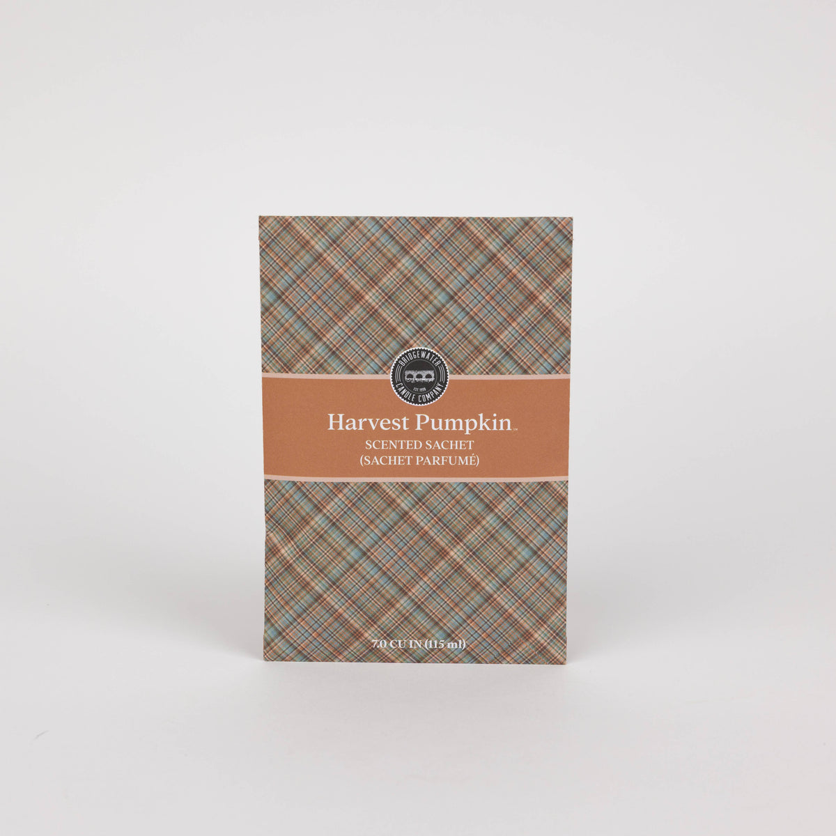 Harvest Pumpkin Plaid Sachet