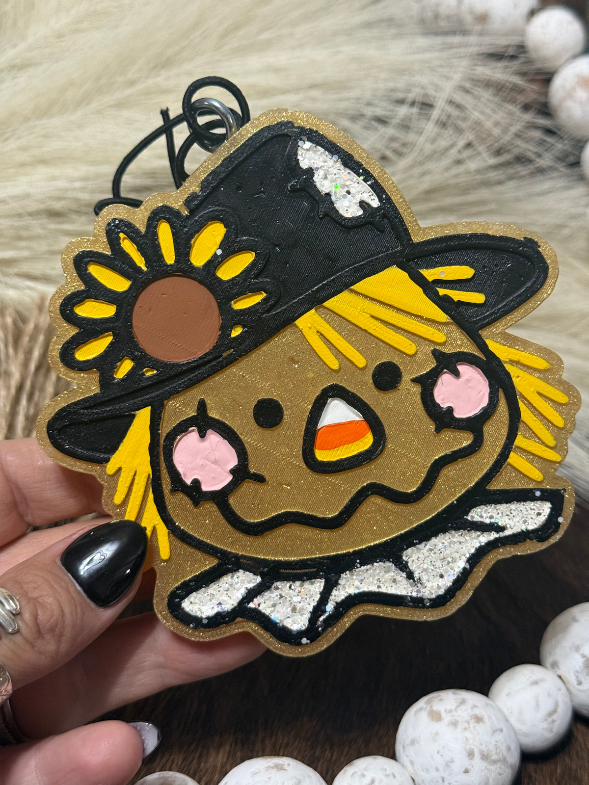 Black & White Scarecrow Freshie