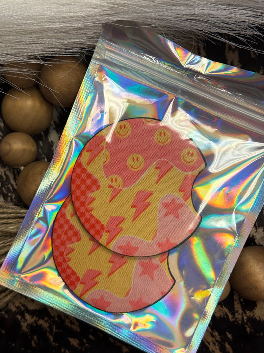 Sunshine & Smiles Car Coasters