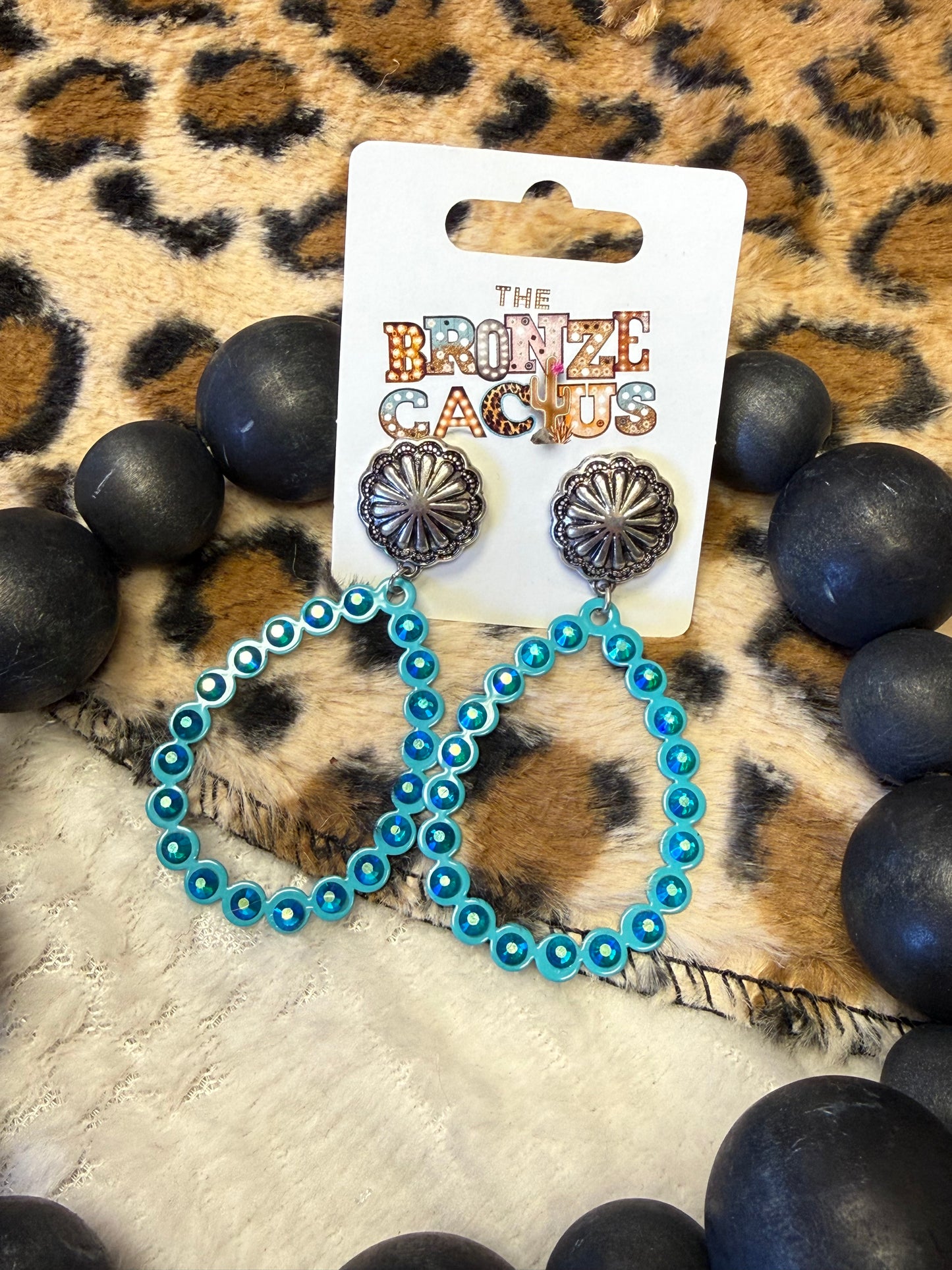 Bluebonnet Bling Earrings