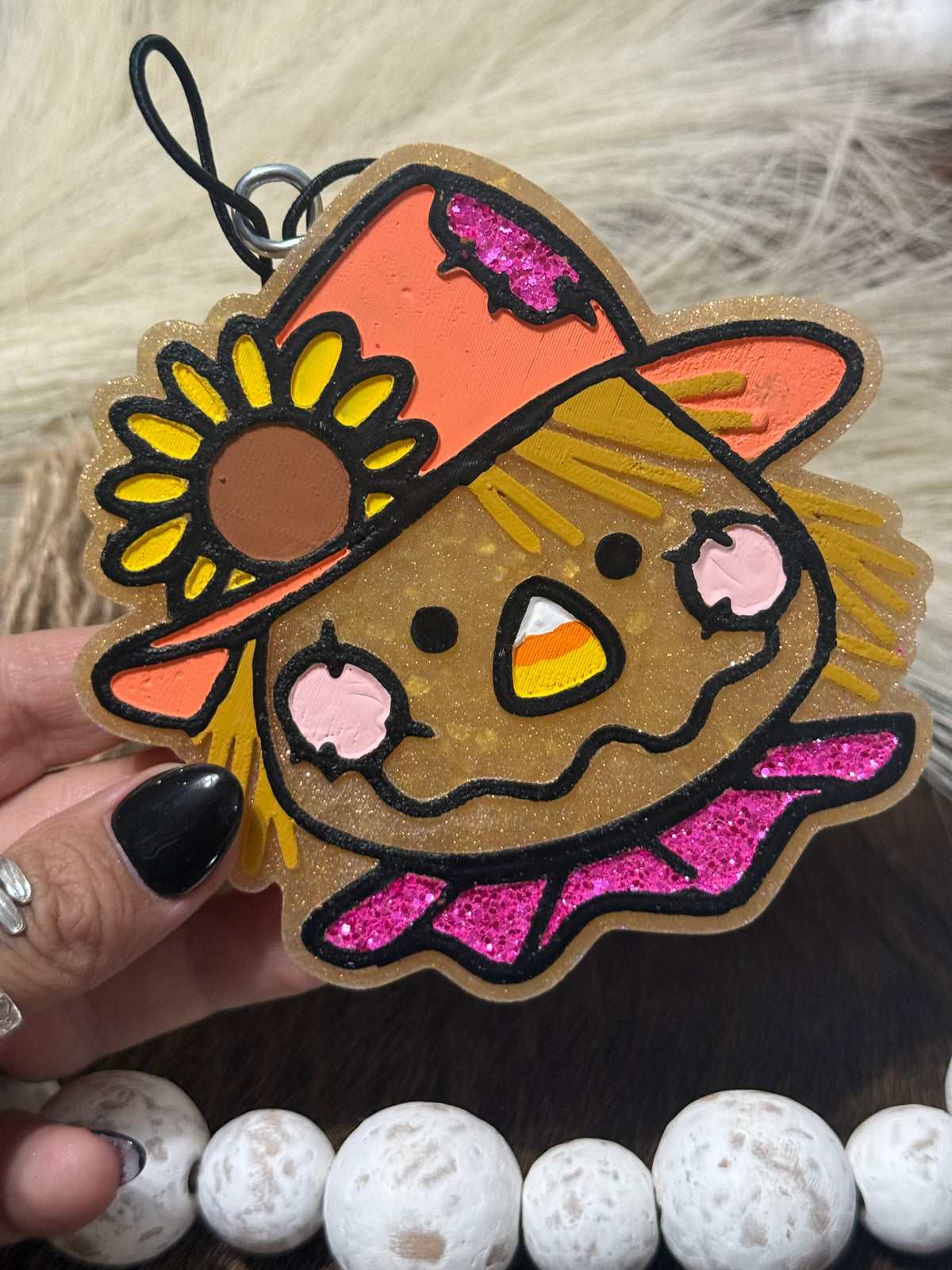 Orange & Pink Scarecrow