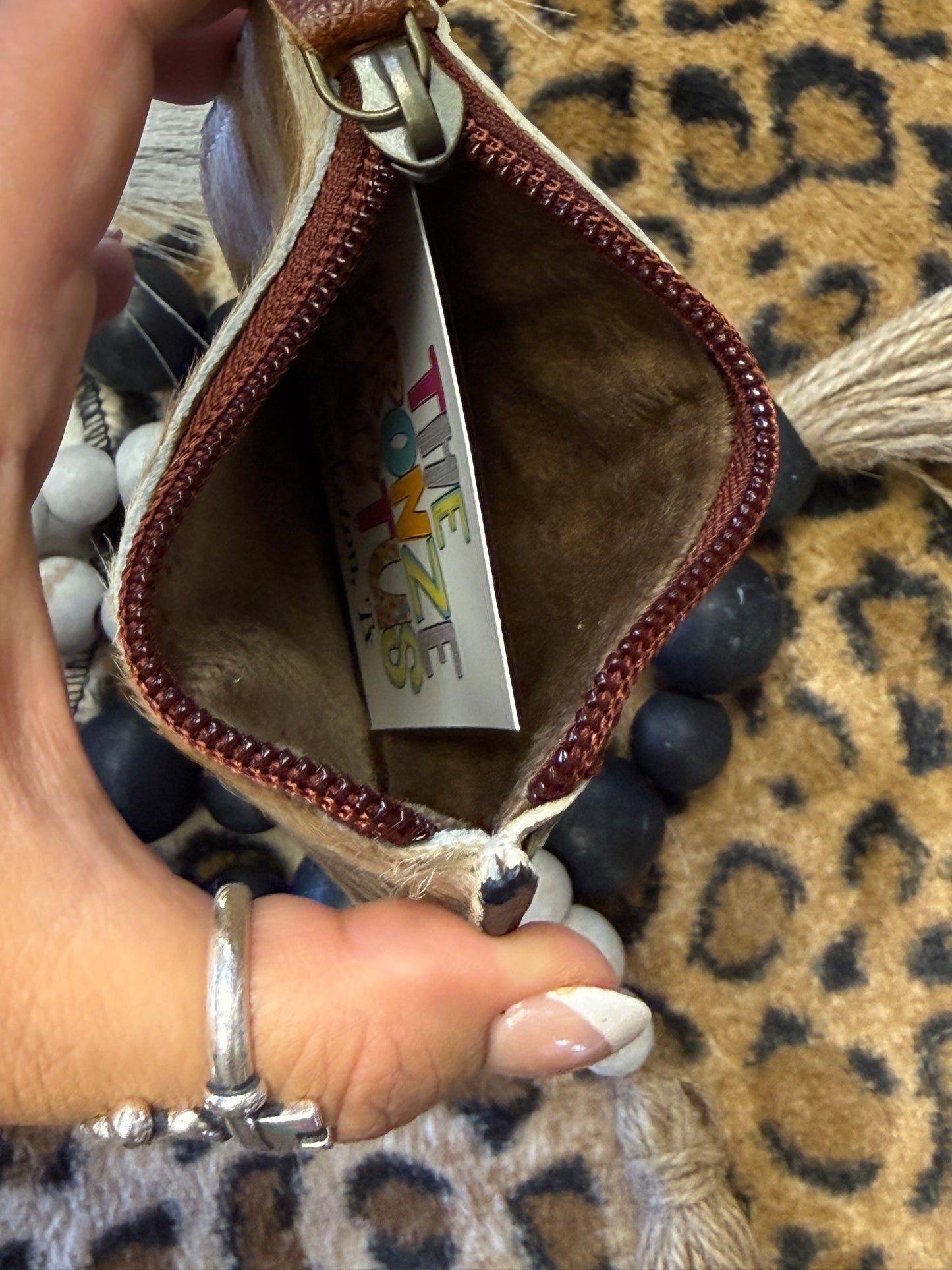 Woodland Trail Cowhide Pouch