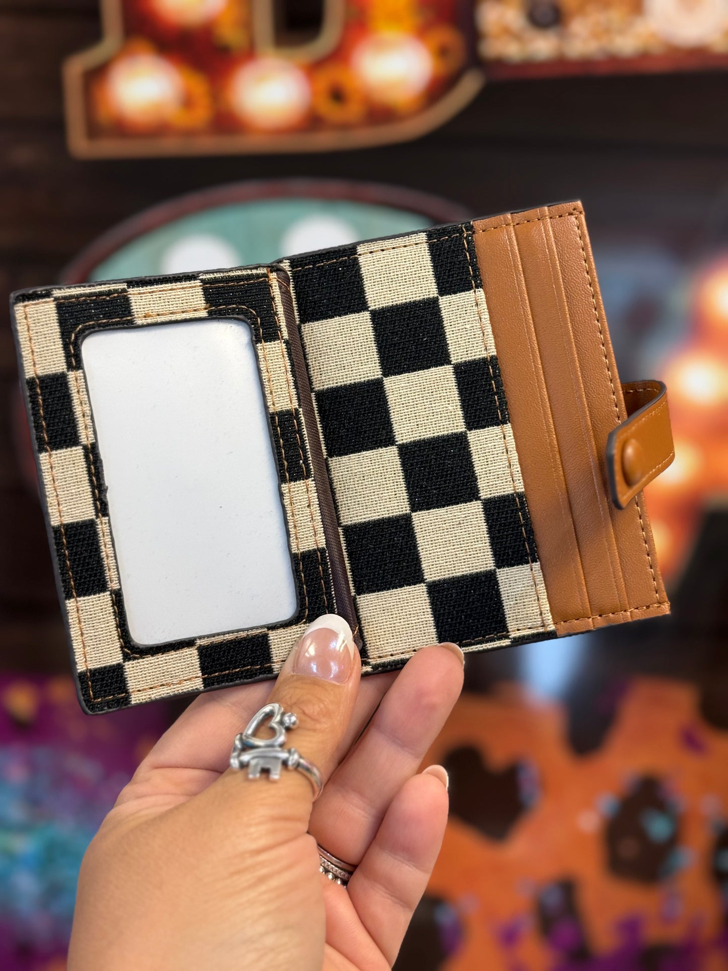 Checkmate Charm Card Holder