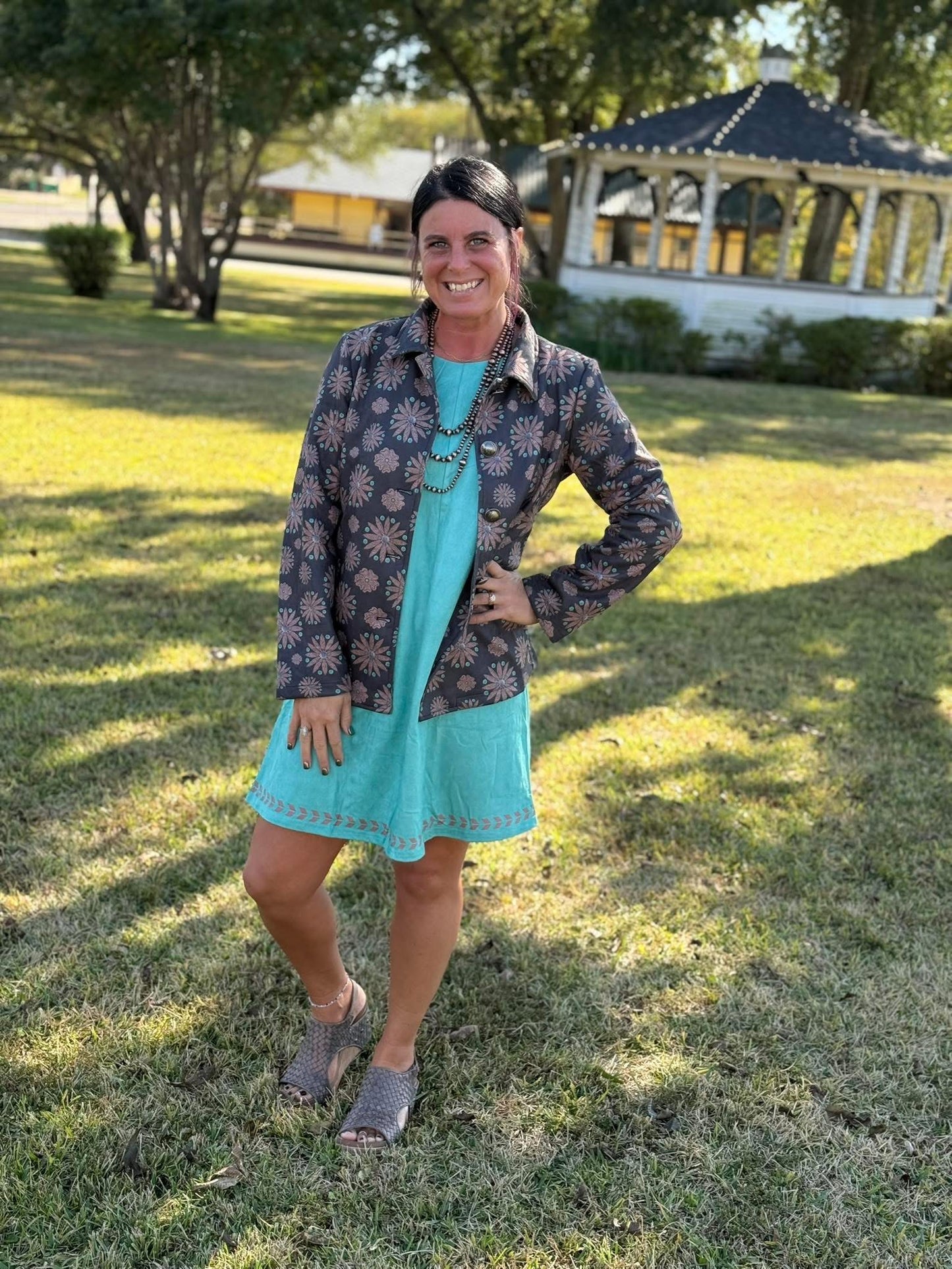 Sagebrush Suede Dress