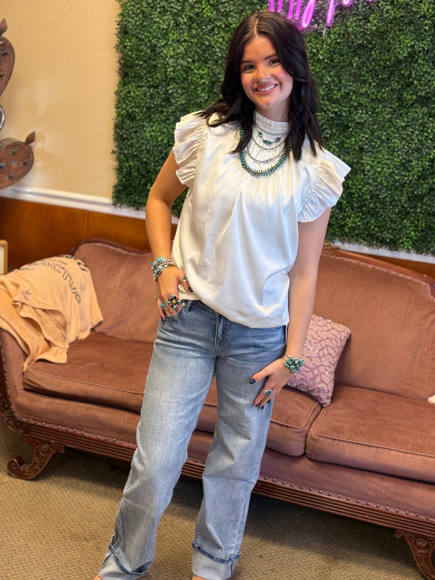 Easy Does It Cuffed Jeans