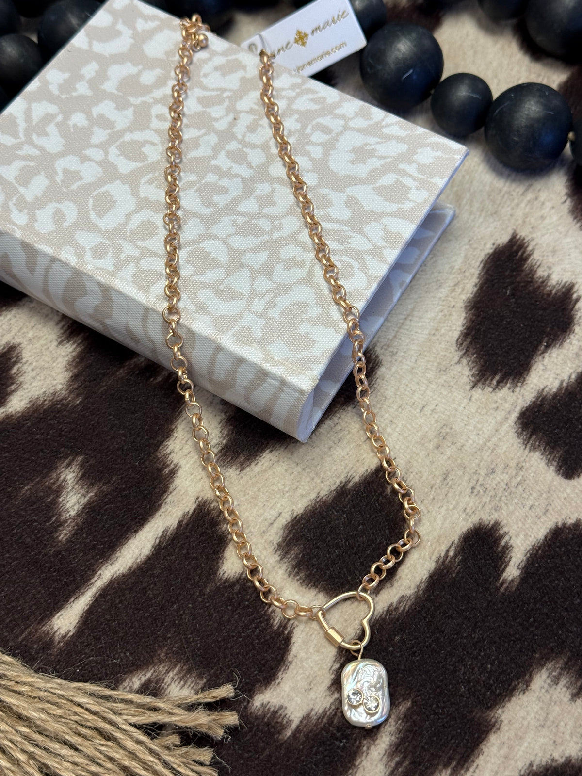 Golden Heart Luxe Necklace