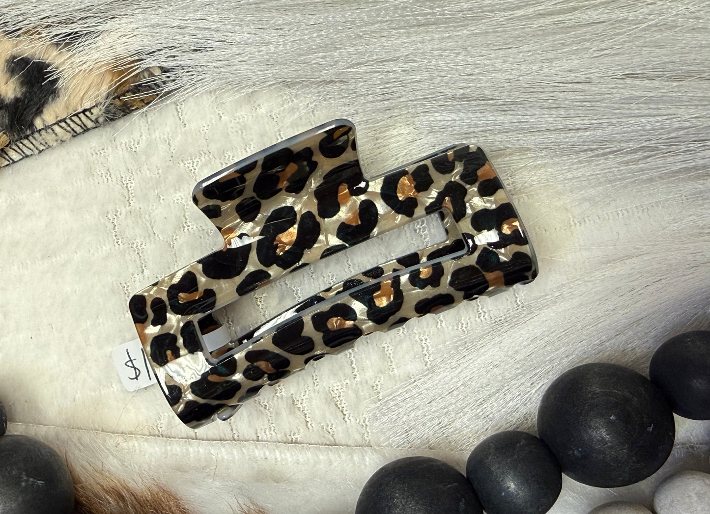 Leopard Claw Clip