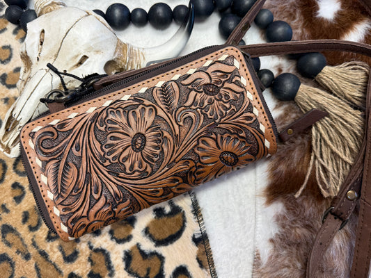 Prairie Petals Wallet Crossbody