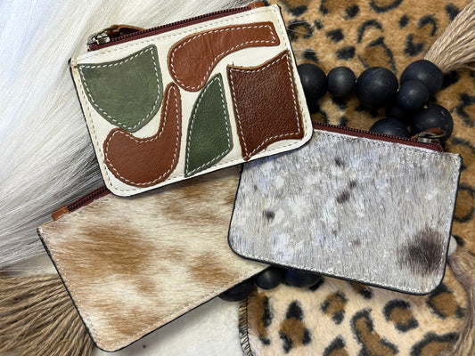 Woodland Trail Cowhide Pouch