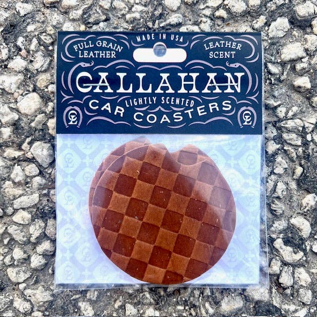 Car Coasters: Checkered