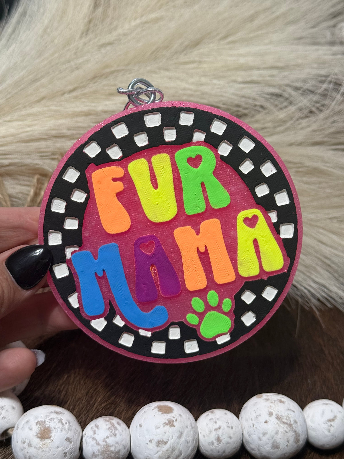 Neon Fur Mama Freshie