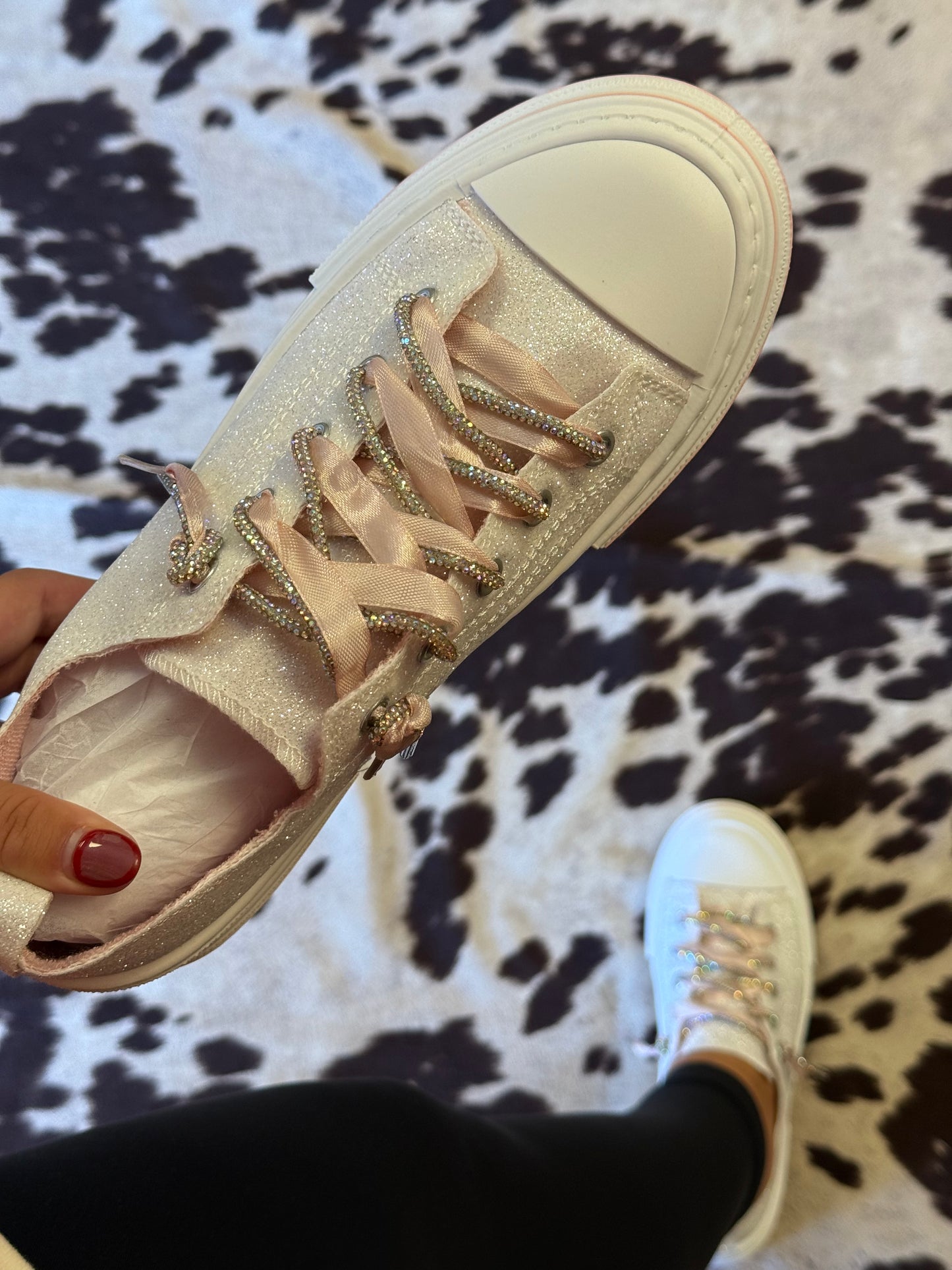 Pretty in Pink Sparkle Sneakers