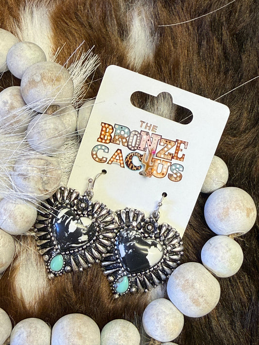 Mesa Heart Earrings