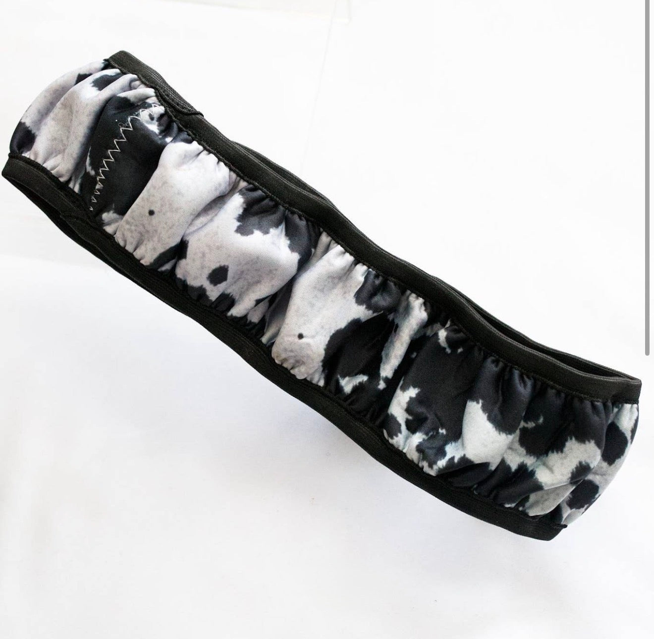 Midnight Cowhide Steering Wheel Cover